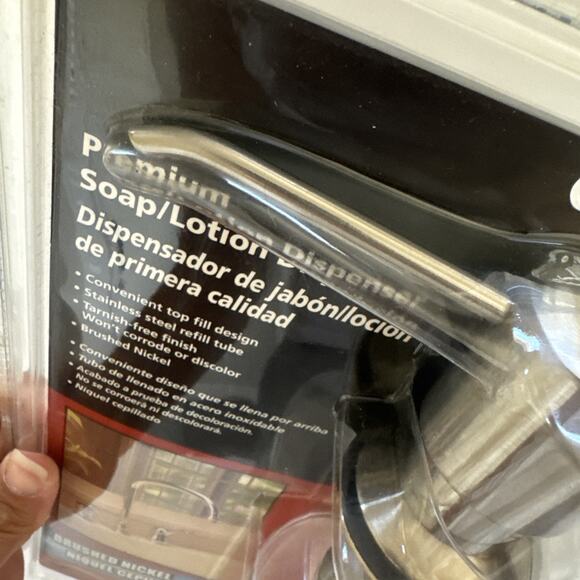 Brushed Nickel Finish Mounted Soap Dispenser K612DSBN New Replacement - Picture 5 of 9